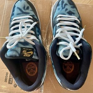 Three pairs of sneakers.